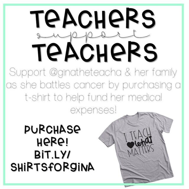 Think about supporting Teacher Gina in her fight against breast cancer! #teacherstrong #ginasfight #teacherssupportingteachers